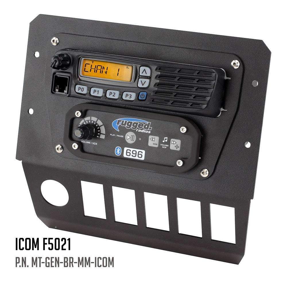 Polaris General Multi Mount Kit for Radio and Intercom - Motorola CM300D and Motorola/Vertex VX2200