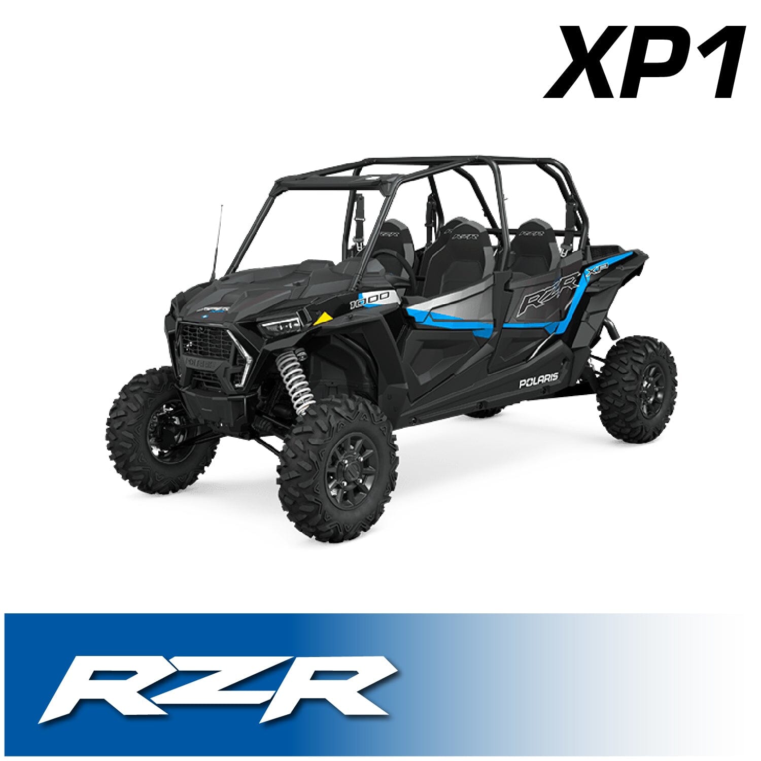 Polaris RZR XP 1000 Complete Communication Kit with Bluetooth Intercom and 2-Way Radio - 364 Super Sport / M1 VHF Business Band