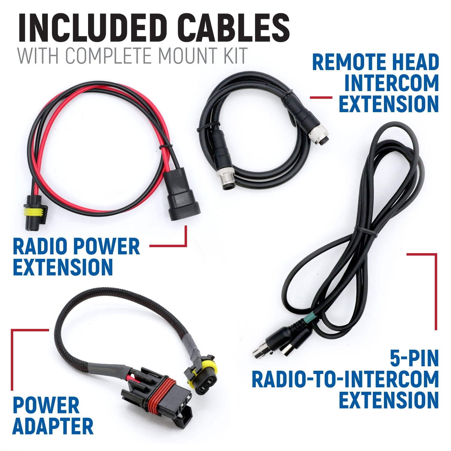 Polaris Xpedition Complete Communication Kit with Bluetooth Intercom and 2-Way Radio - 696 PLUS Remote Head Intercom / G1 GMRS