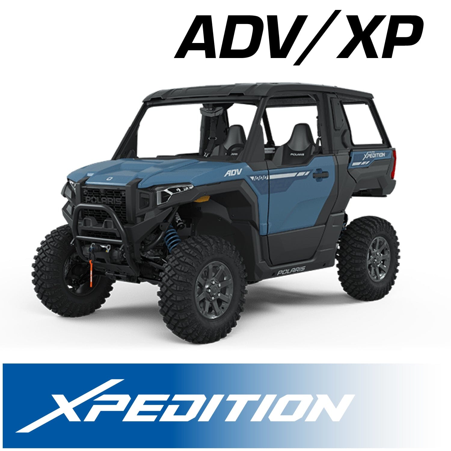 Polaris Xpedition Complete Communication Kit with Bluetooth Intercom and 2-Way Radio - 696 PLUS Remote Head Intercom / M1 VHF Business Band