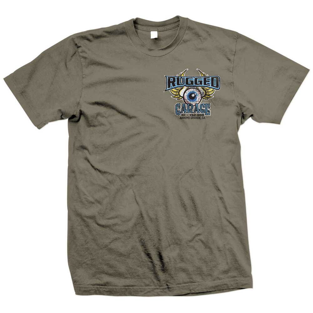 Rugged Radios GARAGE T-Shirt - Grey - XX Large