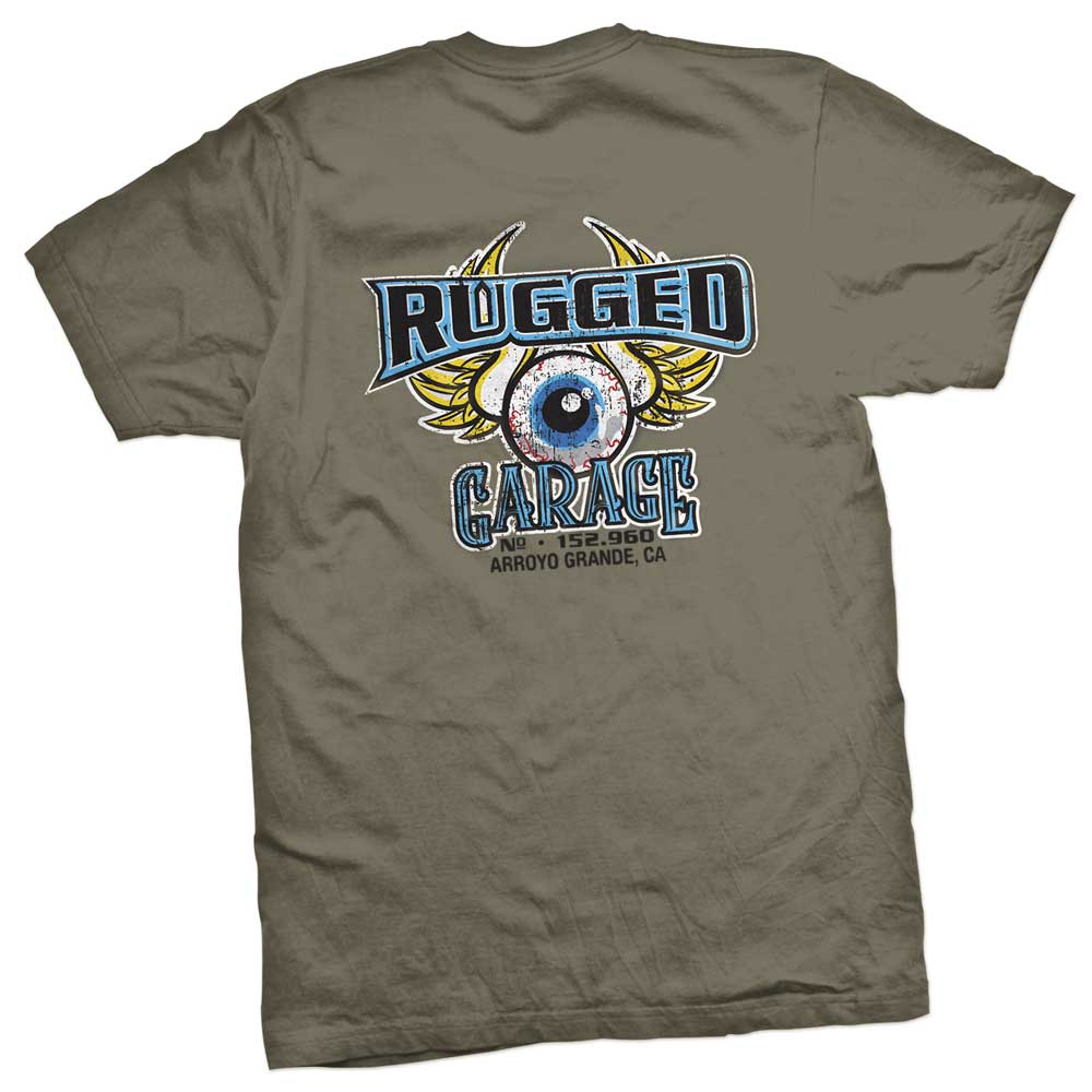 Rugged Radios GARAGE T-Shirt - Grey - Large