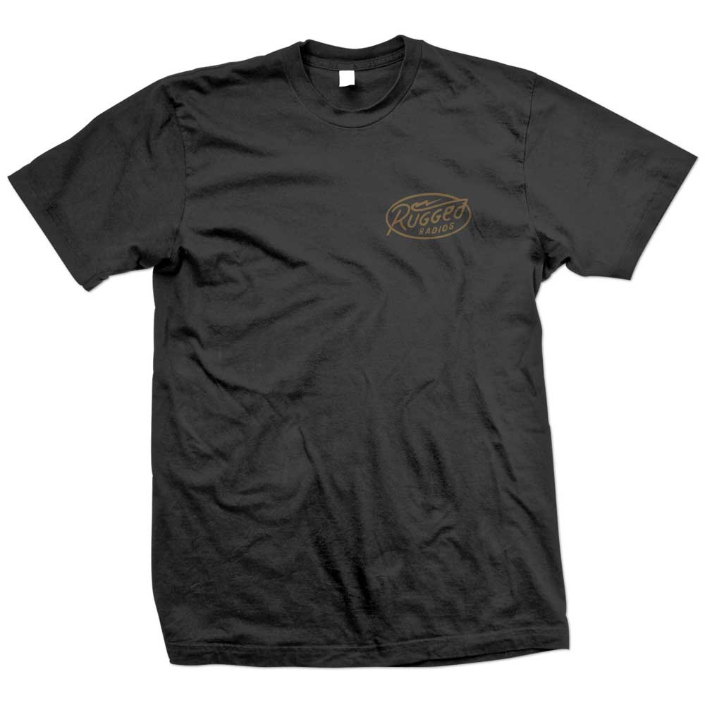 Rugged Radios BOLT T-Shirt - Black - XXL