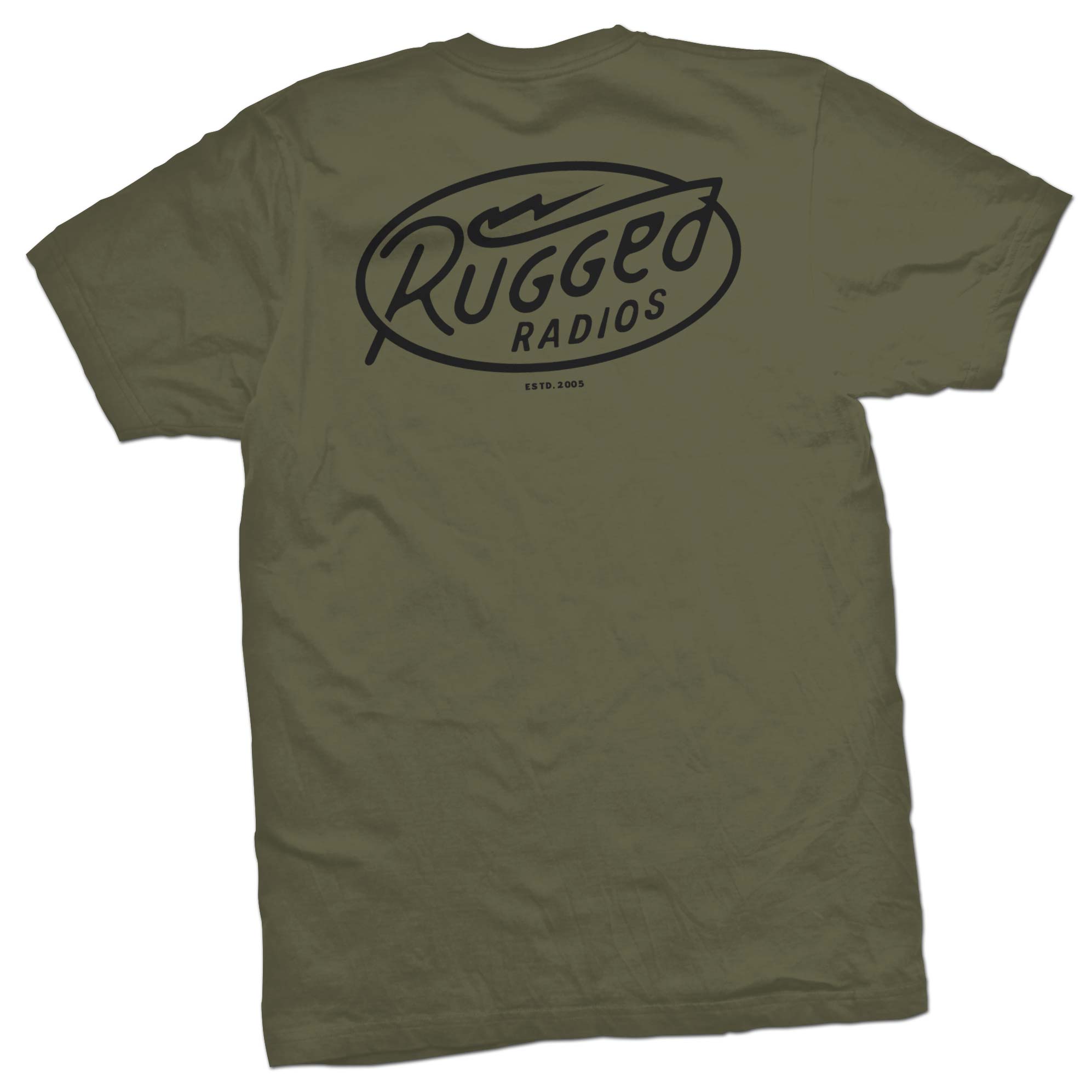 Rugged Radios BOLT T-Shirt - Green - XXL