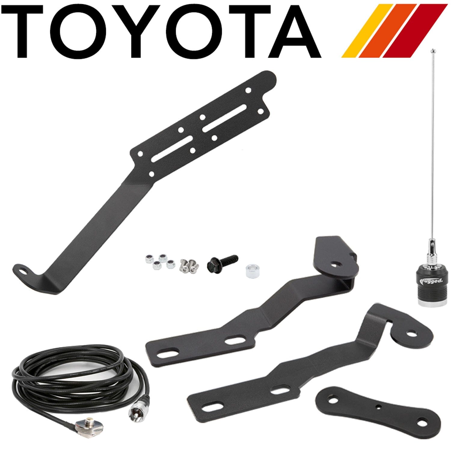 Toyota Tacoma 4Runner Sequoia Lexus Two-Way GMRS Mobile Radio Kit - G1 Waterproof