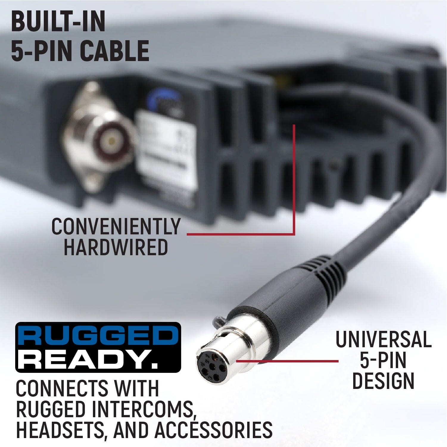 Toyota Tundra Two-Way GMRS Mobile Radio Kit - GMR25 Waterproof