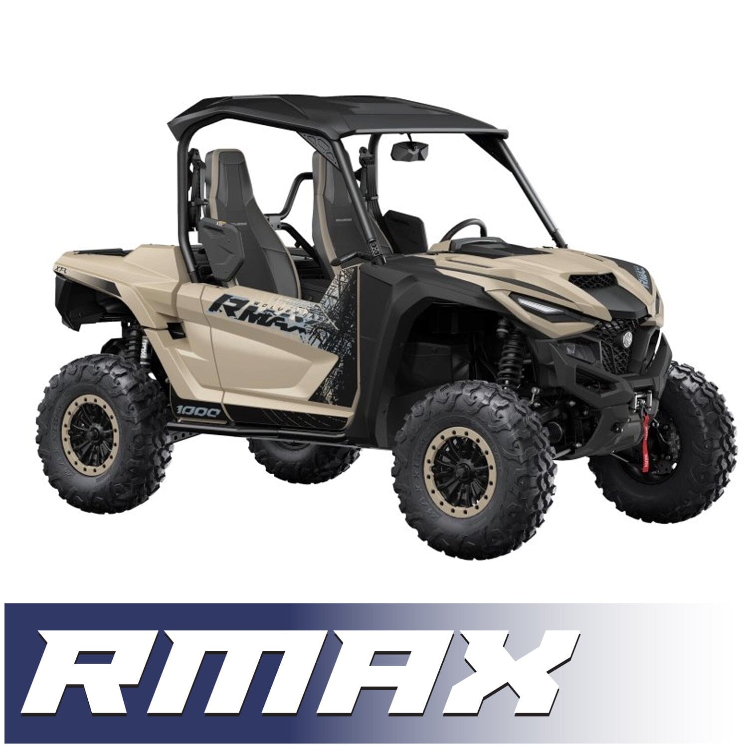 Yamaha Wolverine RMAX Complete Communication Kit with Rocker Switch Bluetooth Intercom and 2-Way Radio - 696 PLUS Remote Head / M1 VHF Business Band