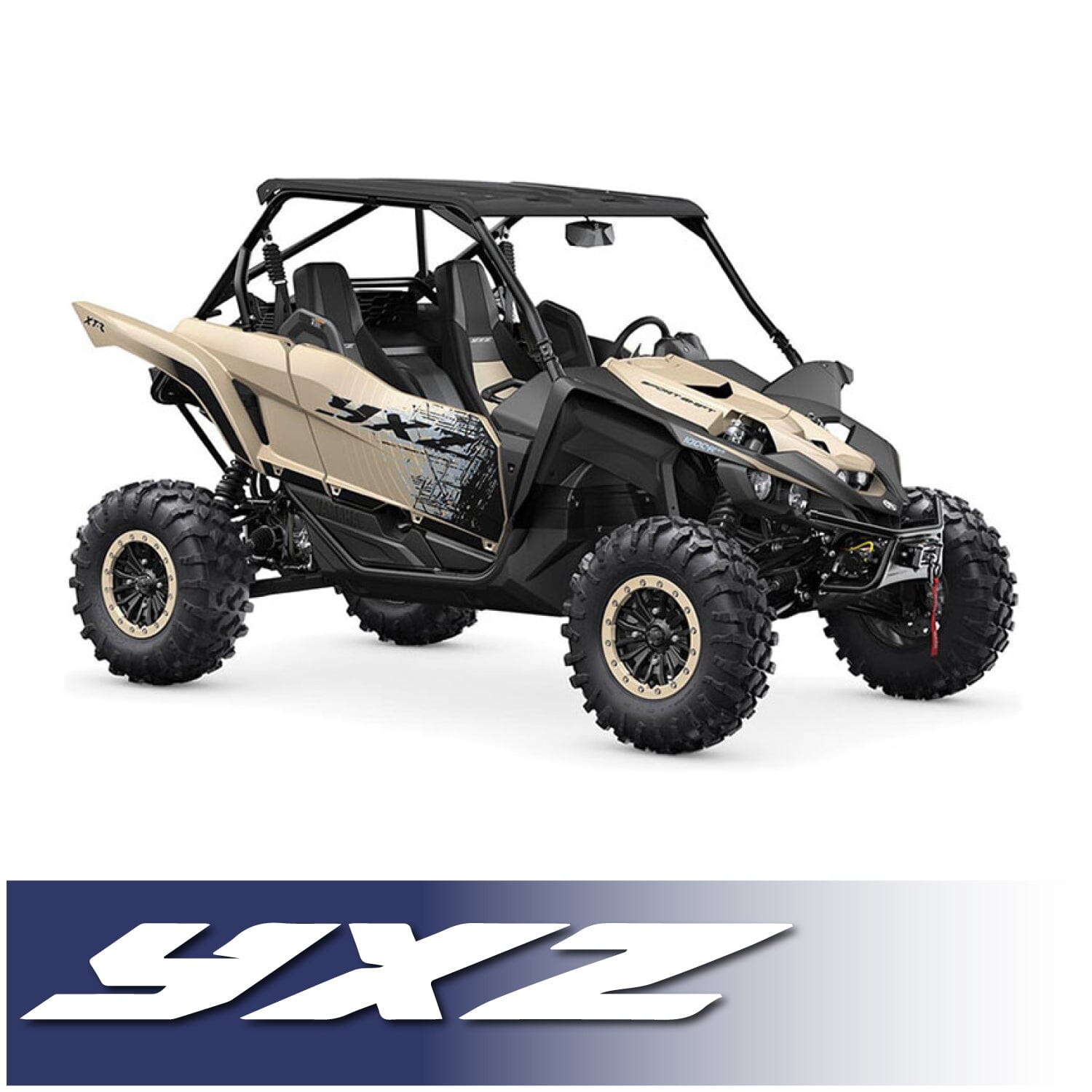 Yamaha YXZ 1000R Complete Communication Kit with Bluetooth Intercom and 2-Way Radio - 696 PLUS / M1 VHF Business Band