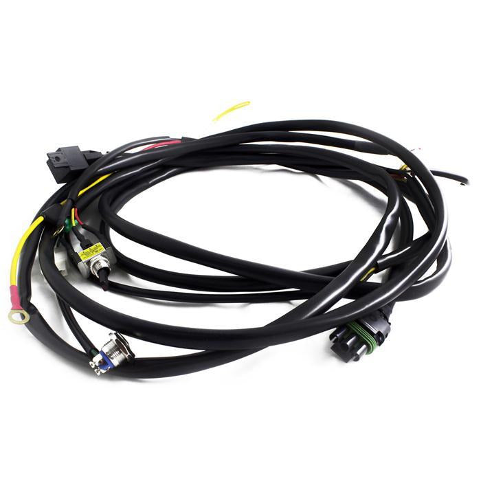 Baja Designs S8/IR wire harness for easy installation of offroad lighting systems in trucks and SUVs.