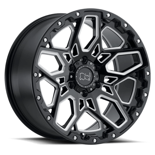 BRSHR 17X9.5 6X5.5 G-BLK-MILL 12MM