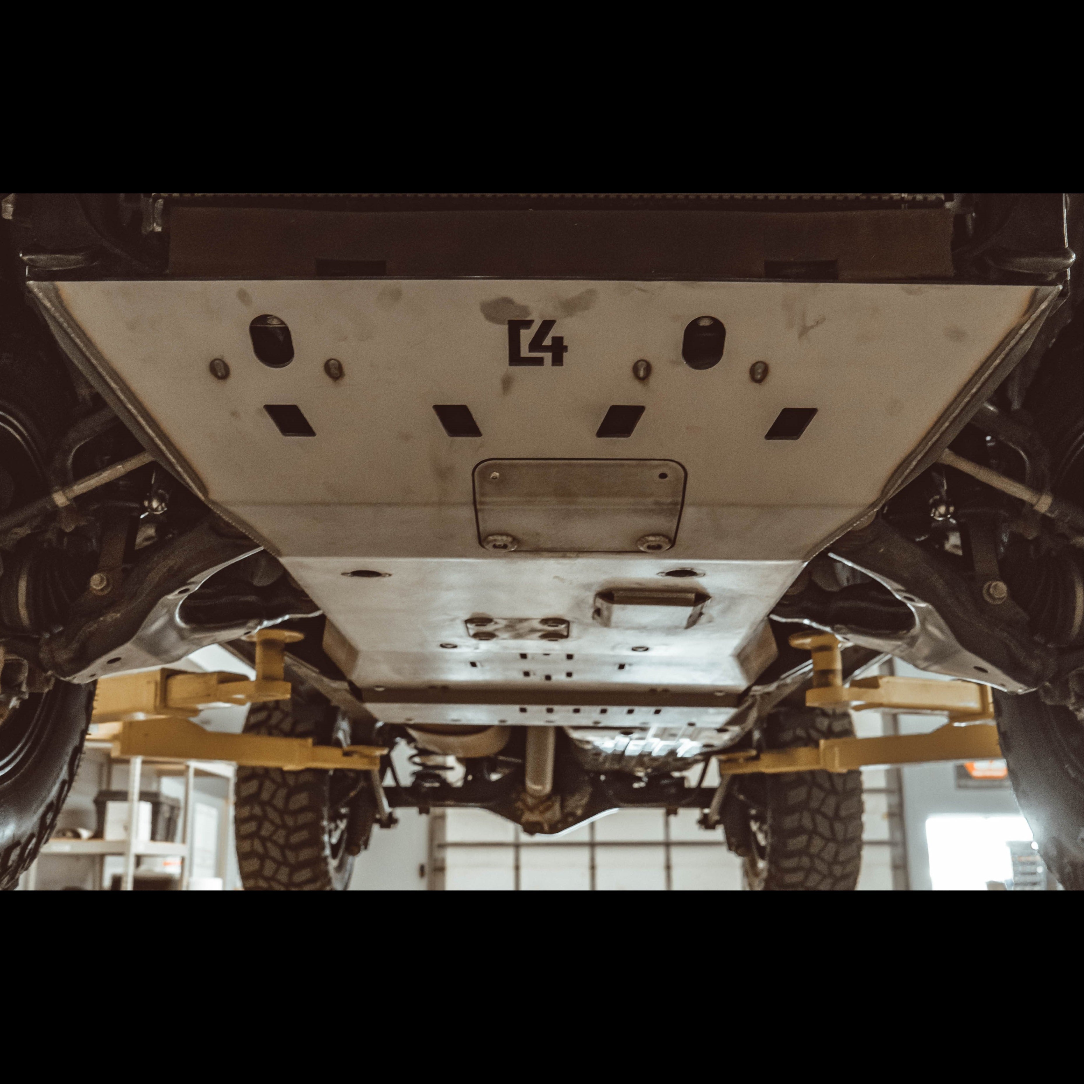 Durable 4Runner front skid plate for 5th Gen models (2010+) designed for off-road protection and performance.