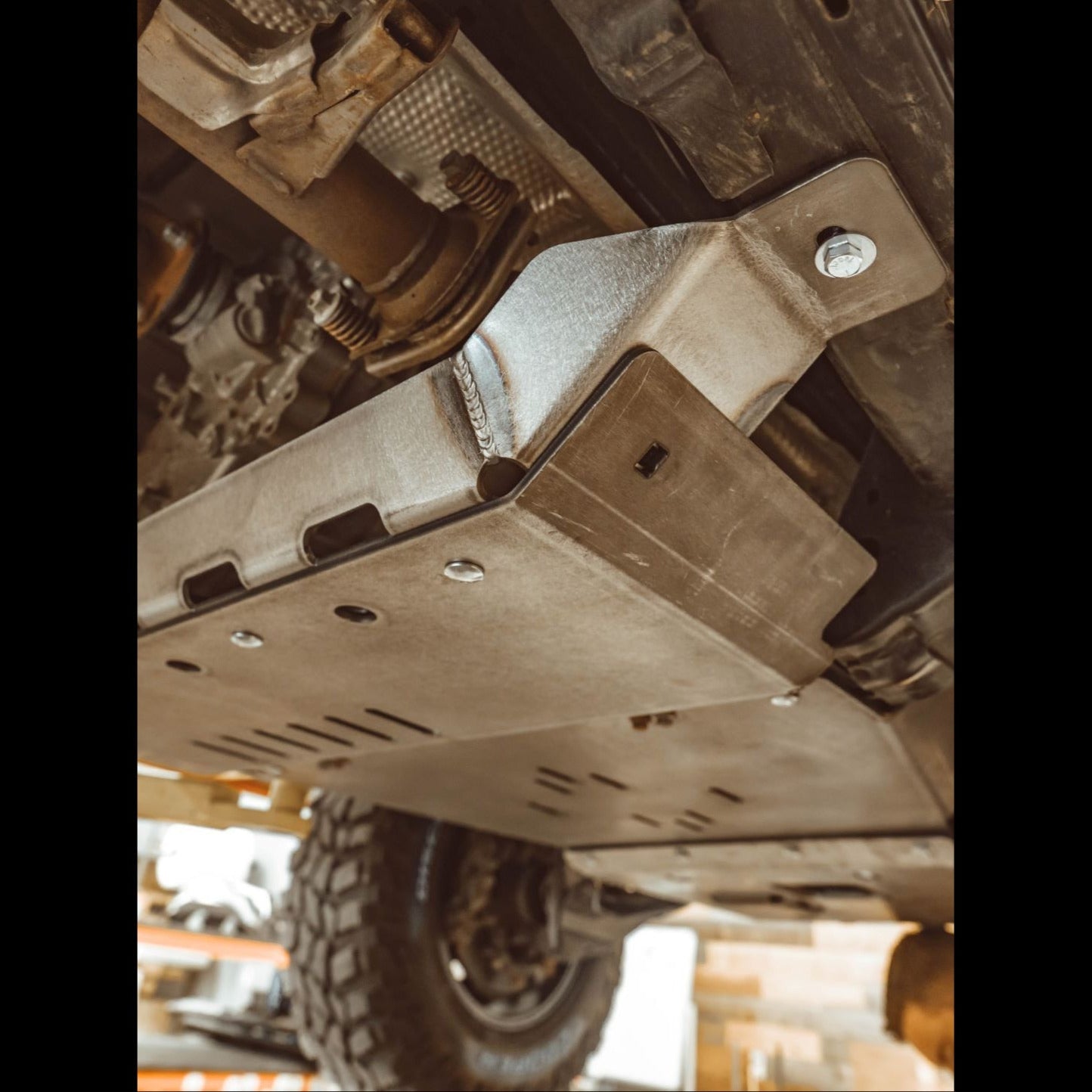 Durable full skid plates for 5th Gen 4Runner (2010+) offering underbody protection for off-road adventures.