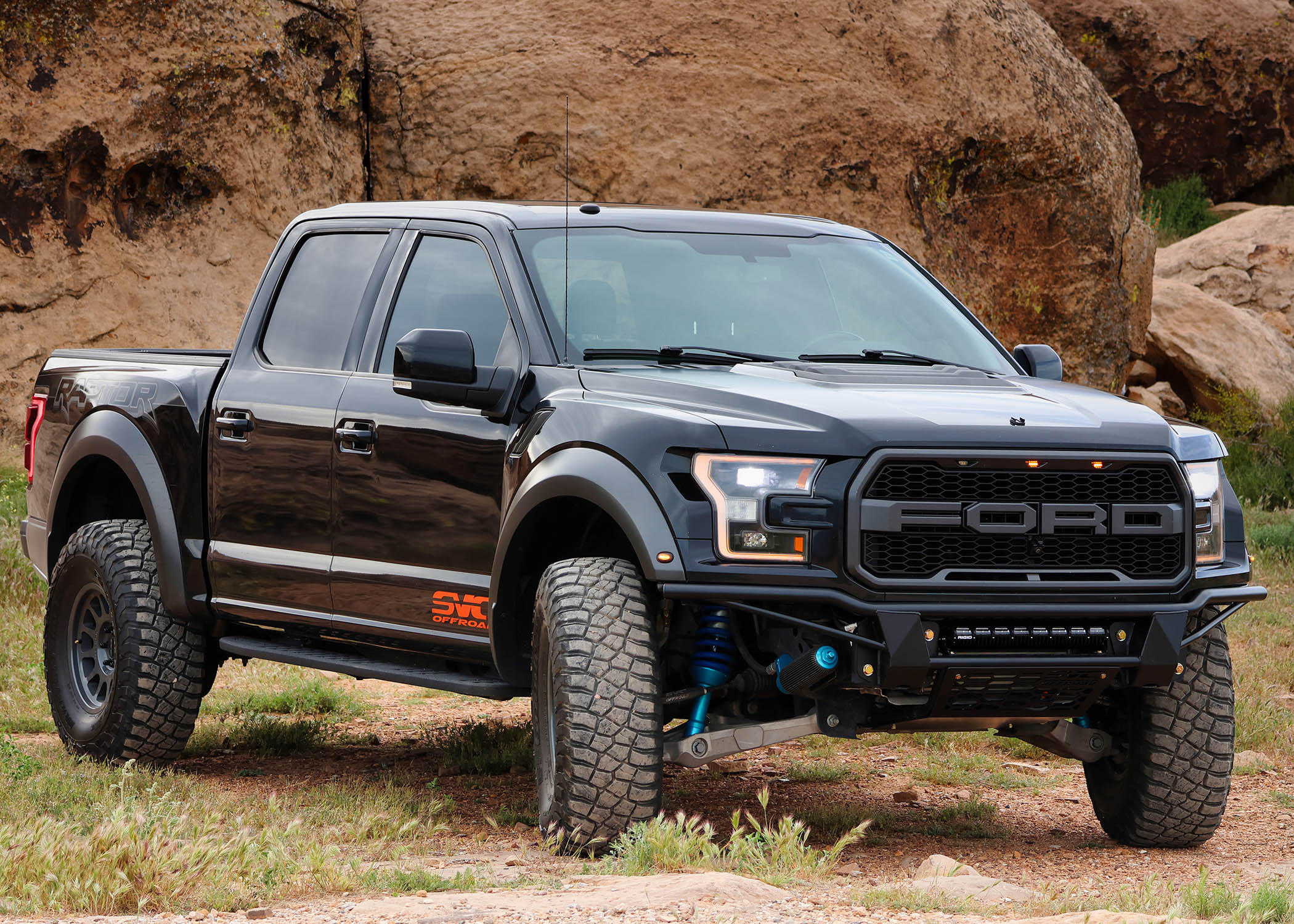 SVC Offroad Baja Flush Bolt-On Front Bumper - Gen 2 Ford Raptor - SVC Offroad