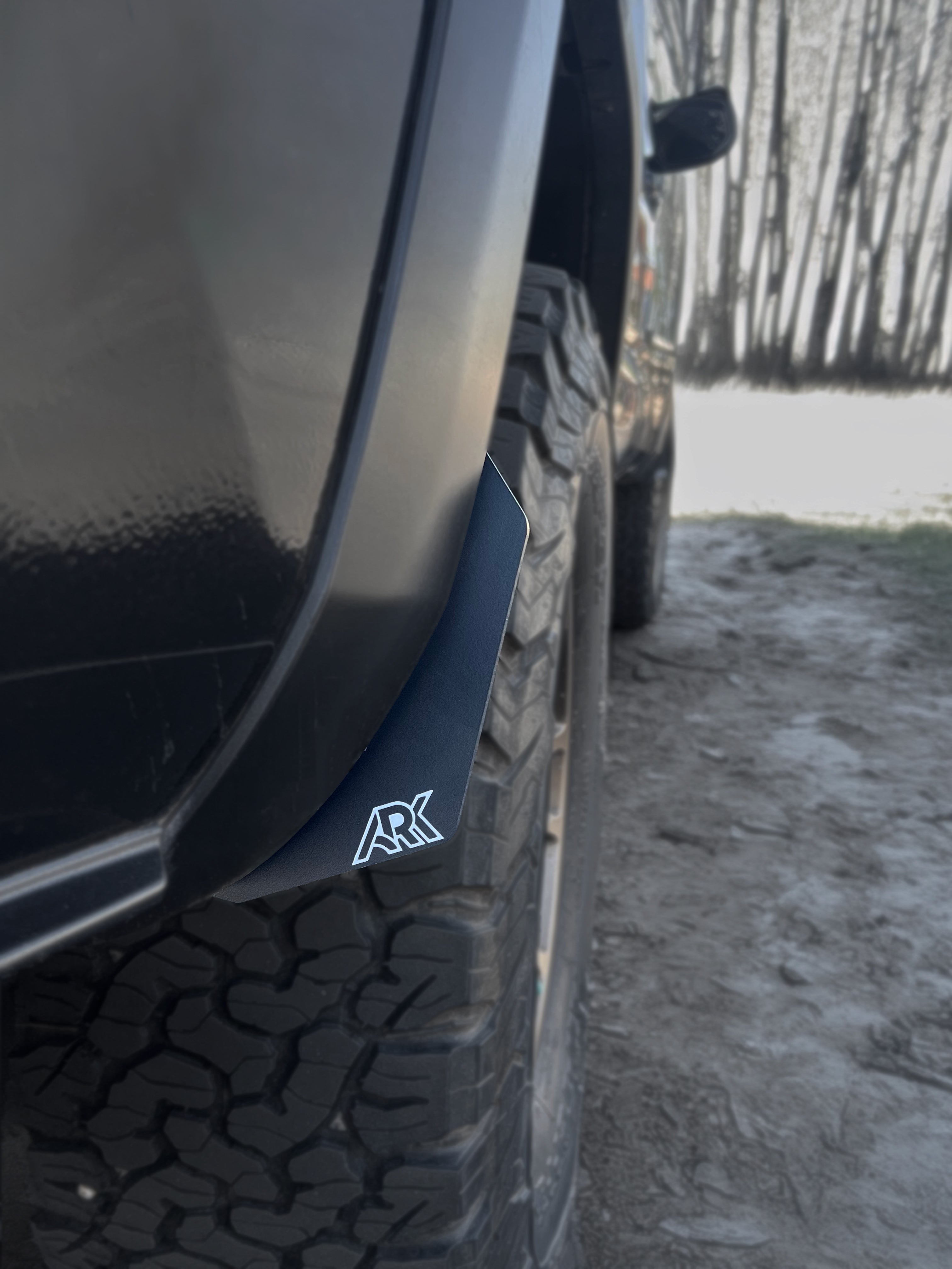 2016-2023 Toyota Tacoma TriXpoly Micro Flares enhancing tire coverage and style, designed for off-road performance.