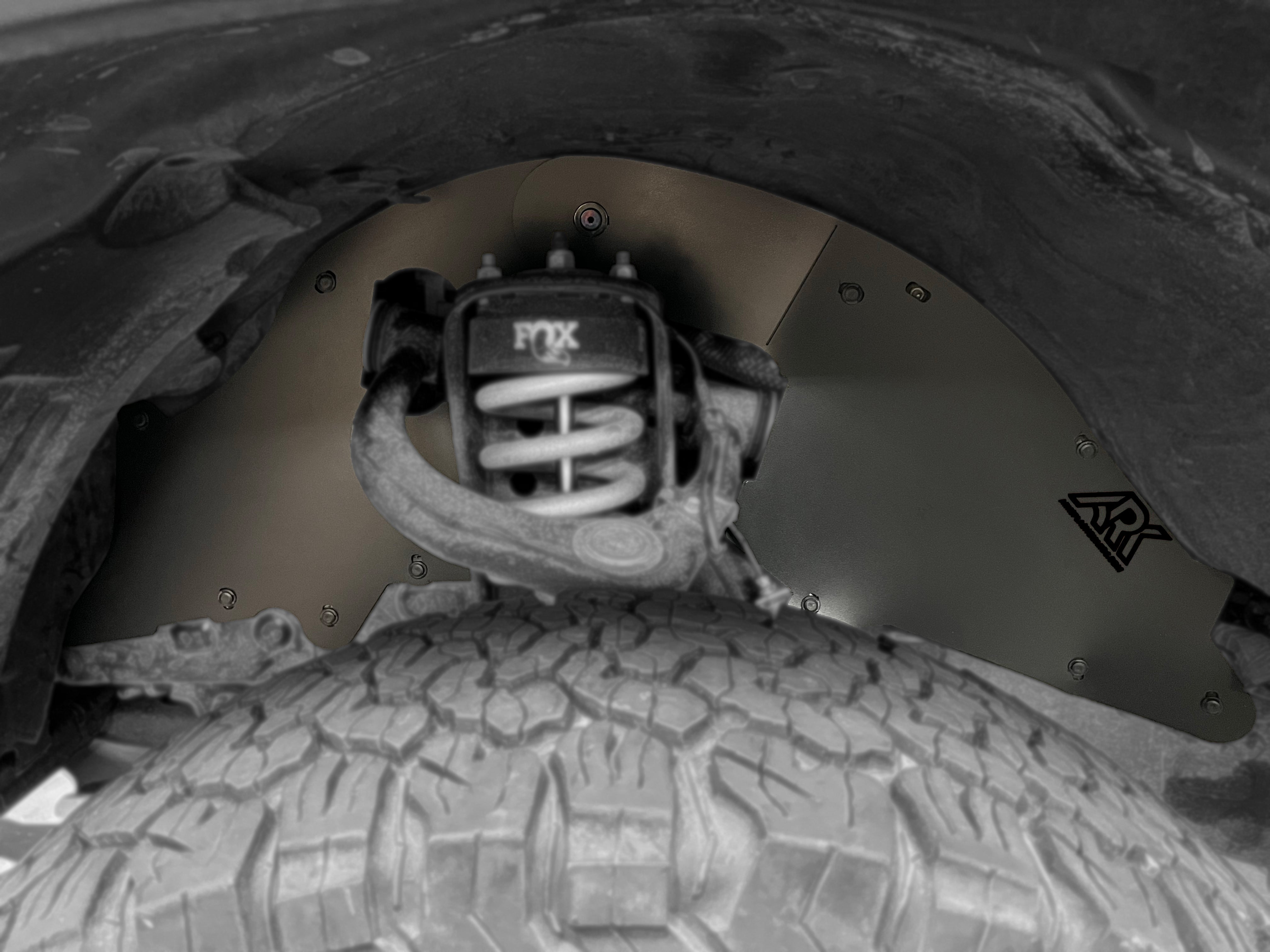 TriXpoly splash guards and mudflaps for 2016-2023 Toyota Tacoma, designed for optimal protection and fit.