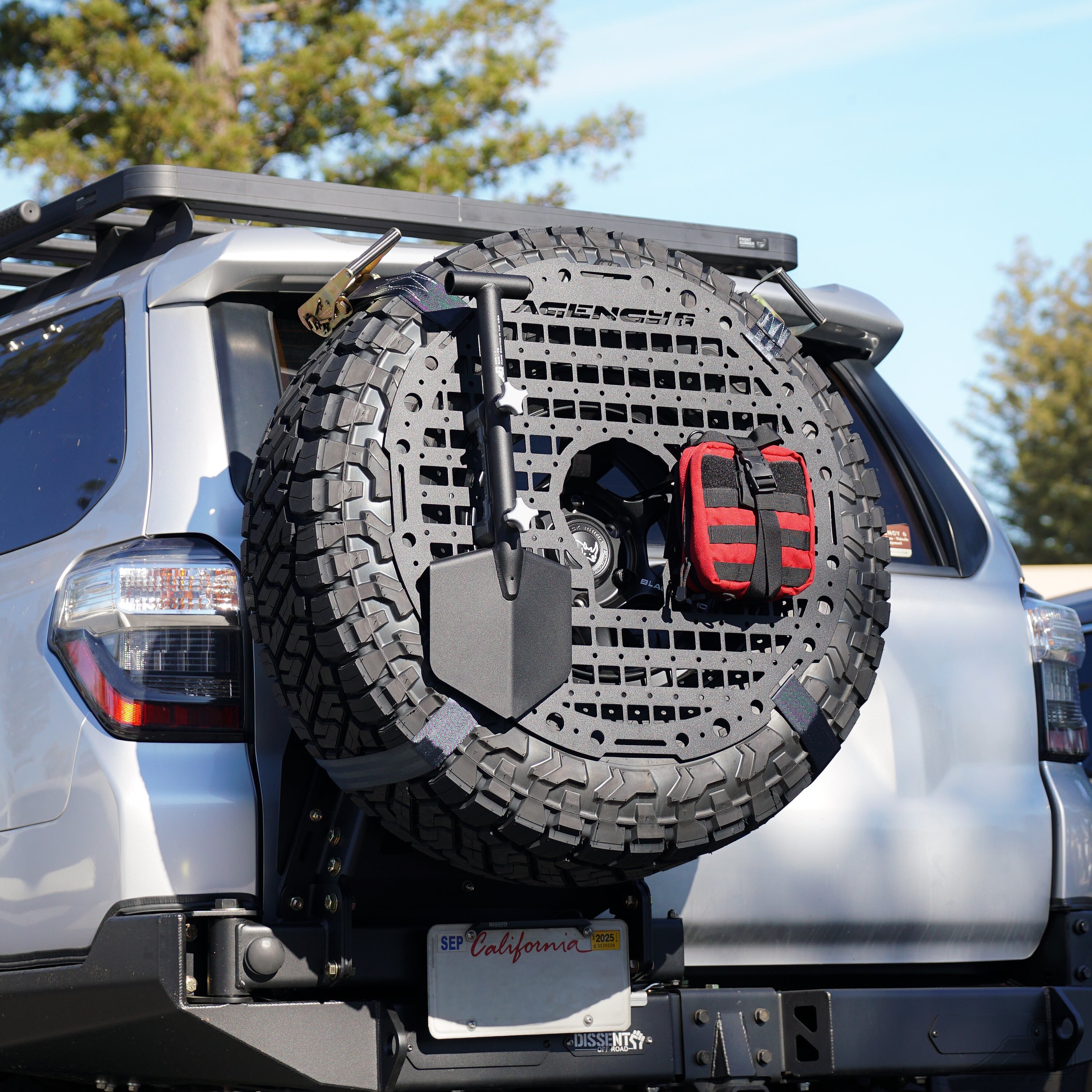 Agency 6 GRIDS Molle Panel - Spare Tire