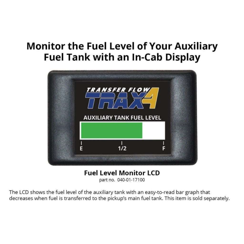 Transfer Flow 70 Gallon Auxiliary Diesel Fuel Tank Tool Box Combo - TRAX 4 Model 0800116063