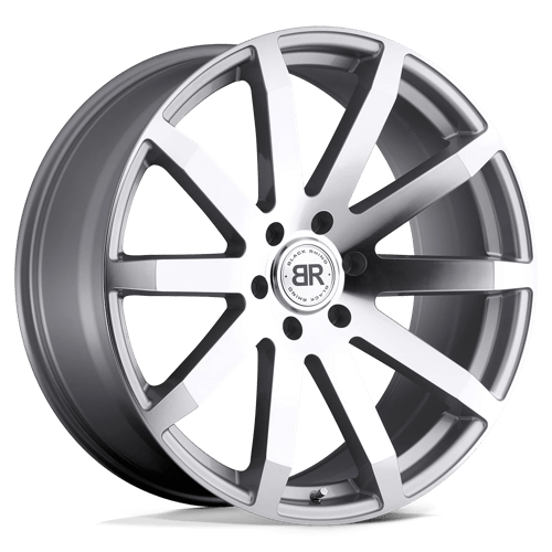 BRTRV 22X9.5 6X5.5 SLVR-MIR 25MM