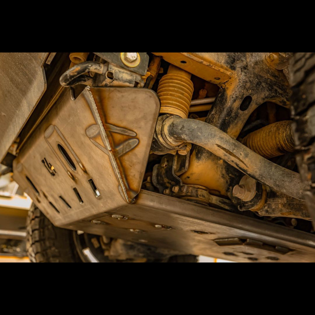 Durable front skid plate for 5th Gen 4Runner (2010+) designed for off-road protection and performance enhancement.