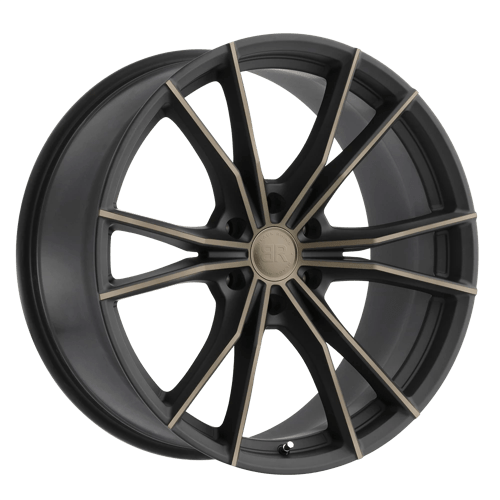 BRZON 22X9.5 5X5.0 M-BLK-MCH-DDT 30MM