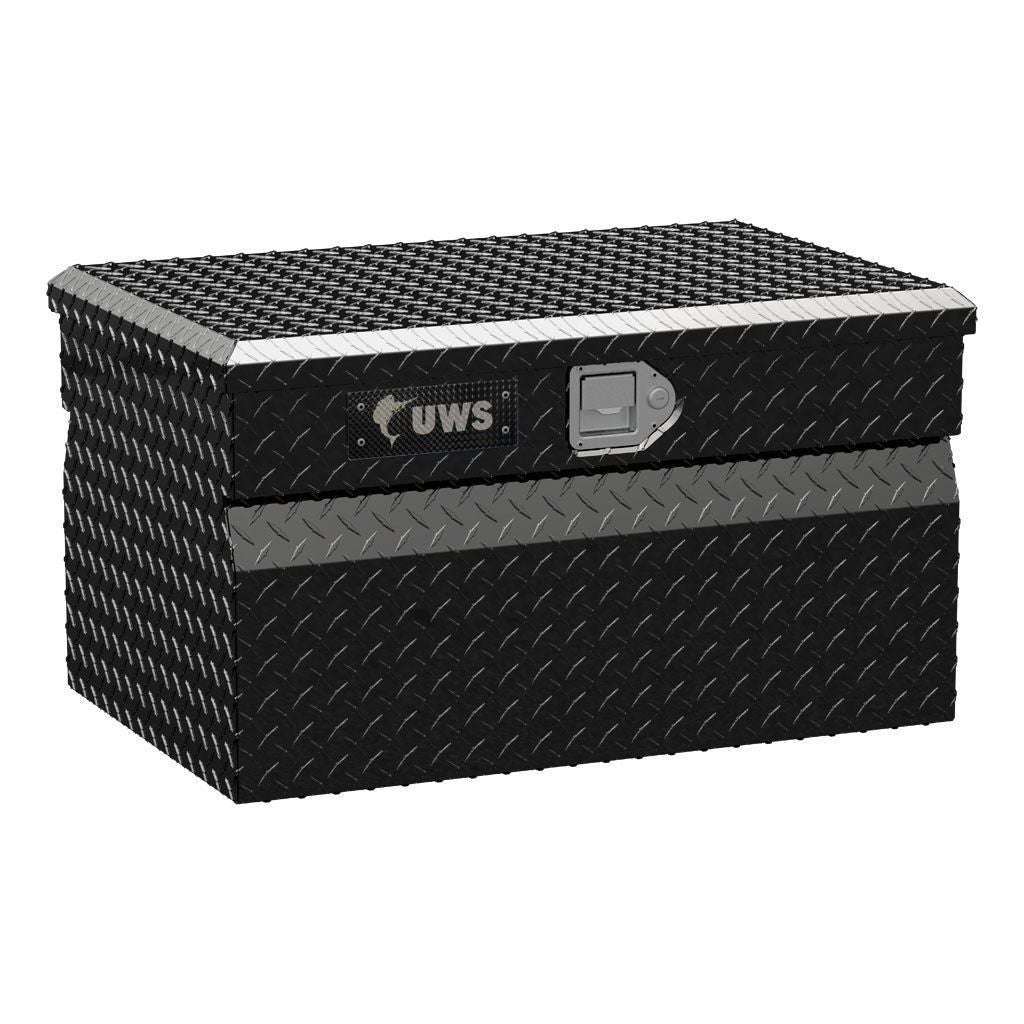 UWS Gloss Black Aluminum 30" Utility Chest Box Model TBC-30-BLK