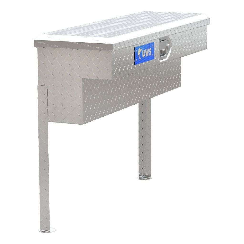 UWS Bright Aluminum 36" Truck Side Tool Box Model TBSM-36