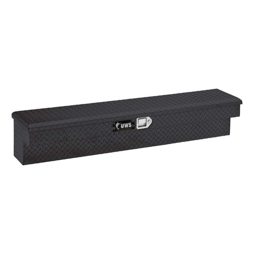 UWS Gloss Black Aluminum 36" Truck Side Tool Box Model TBSM-36-BLK