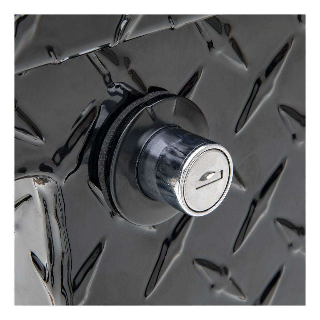 UWS Gloss Black Aluminum 36" Truck Side Tool  Box - Low Profile Model TBSM-36-LP-BLK