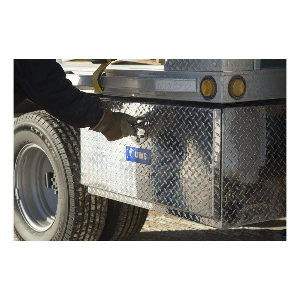 UWS Bright Aluminum 36" Single-Door Underbody Tool Box Model TBUB-36