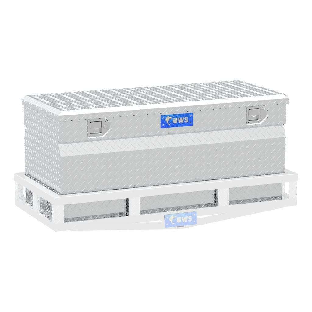 UWS Bright Aluminum 48" Cargo Carrier Utility Chest Box Model TBC-48-DD