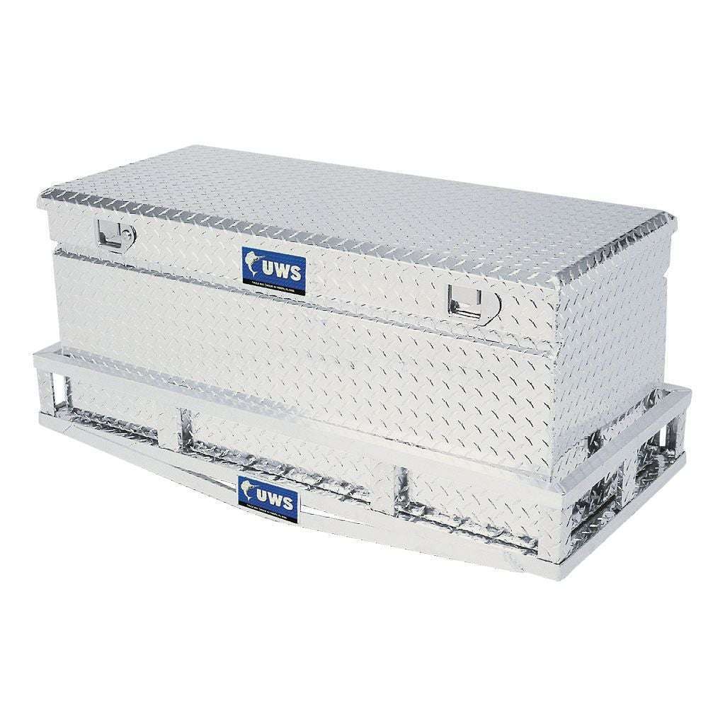 UWS Bright Aluminum 48" Cargo Carrier Utility Chest Box Model TBC-48-DD