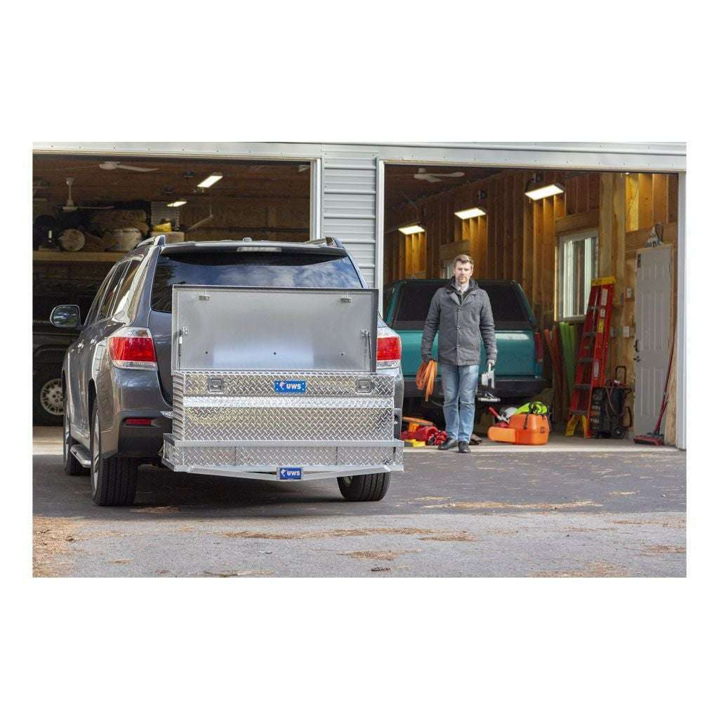 UWS Bright Aluminum 48" Cargo Carrier Utility Chest Box Model TBC-48-DD