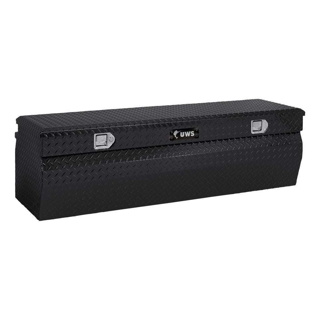 UWS Gloss Black Aluminum 55" Wedge Utility Chest Box Model TBC-55-W-BLK