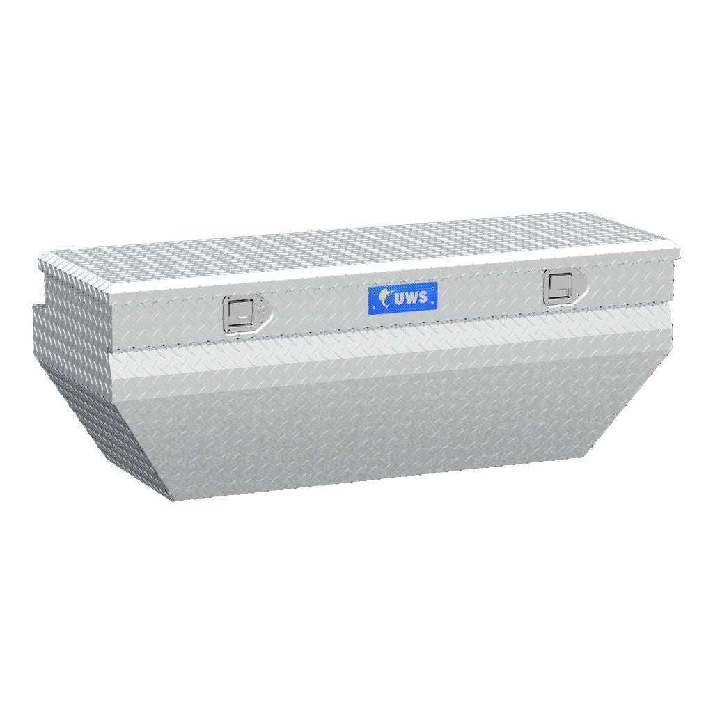 UWS Bright Aluminum 55" Wedged Angled Utility Chest Box Model TBC-55-WN