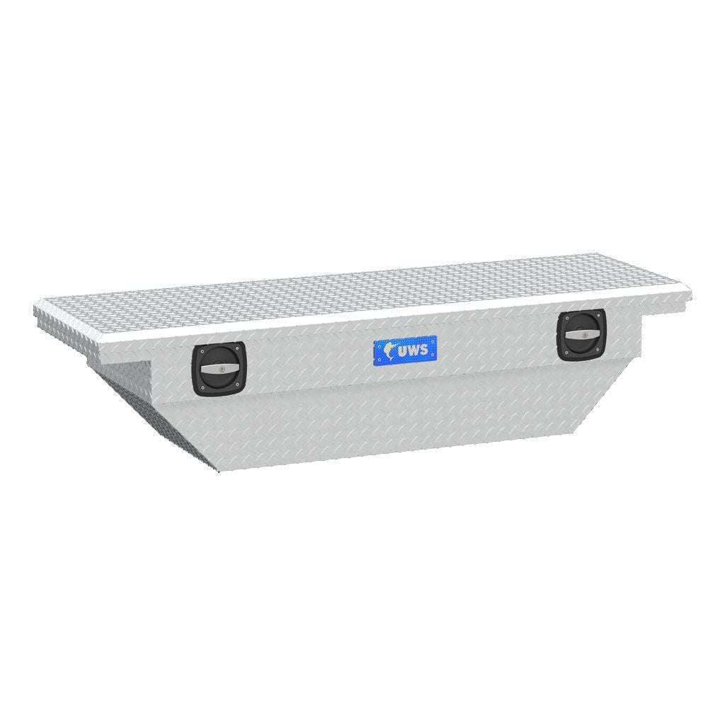 UWS Secure Lock Angled Truck Tool  Box - Low Profile Model SL-63-A-LP