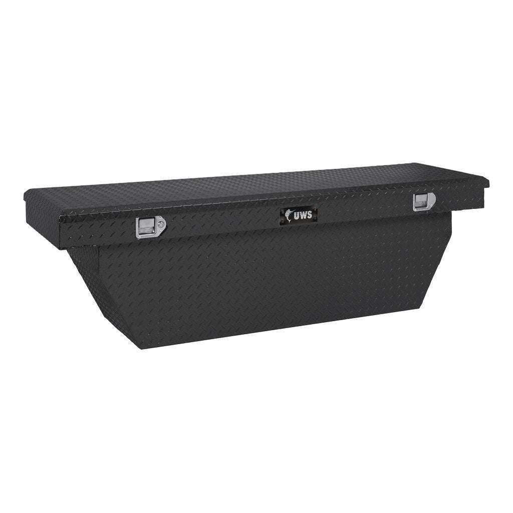 UWS 69" Deep Angled Crossover Truck Tool Box Model TBSD-69-A-MB