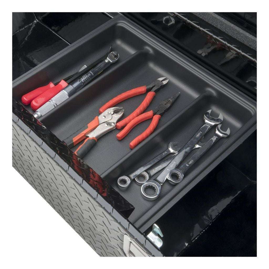 UWS 69" Deep Angled Truck Tool  Box - Low Profile Model TBSD-69-A-LP-B