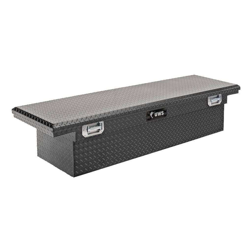 UWS 69" Truck Tool  Box - Low Profile, Pull Handles Model TBS-69-LP-PH-MB