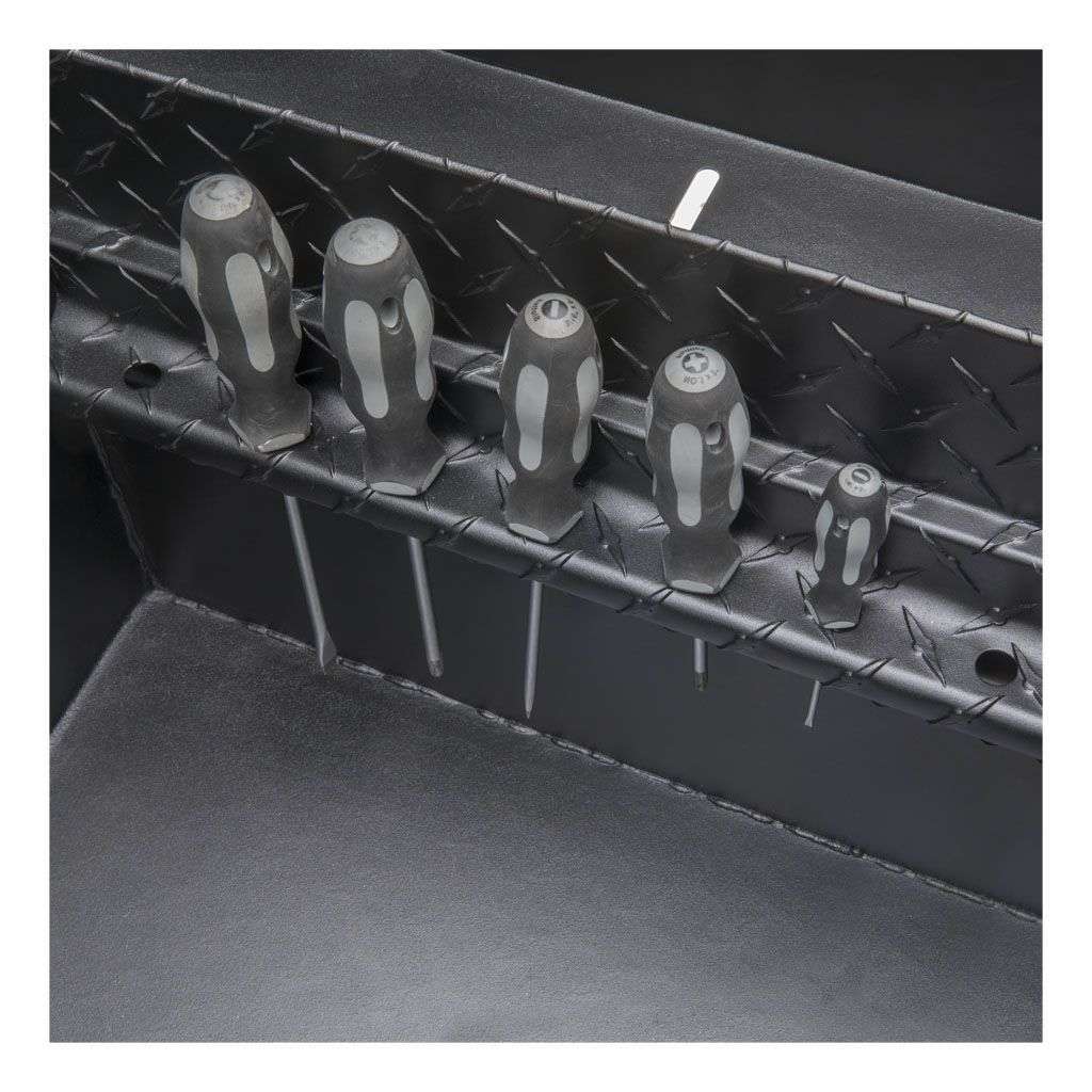 UWS 72" Truck Tool  Box - Low Profile, Pull Handles Model TBS-72-LP-PH-MB
