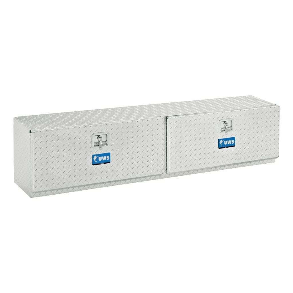 UWS Bright Aluminum 90" Double-Door Topside Truck Tool Box Model TBTS-90