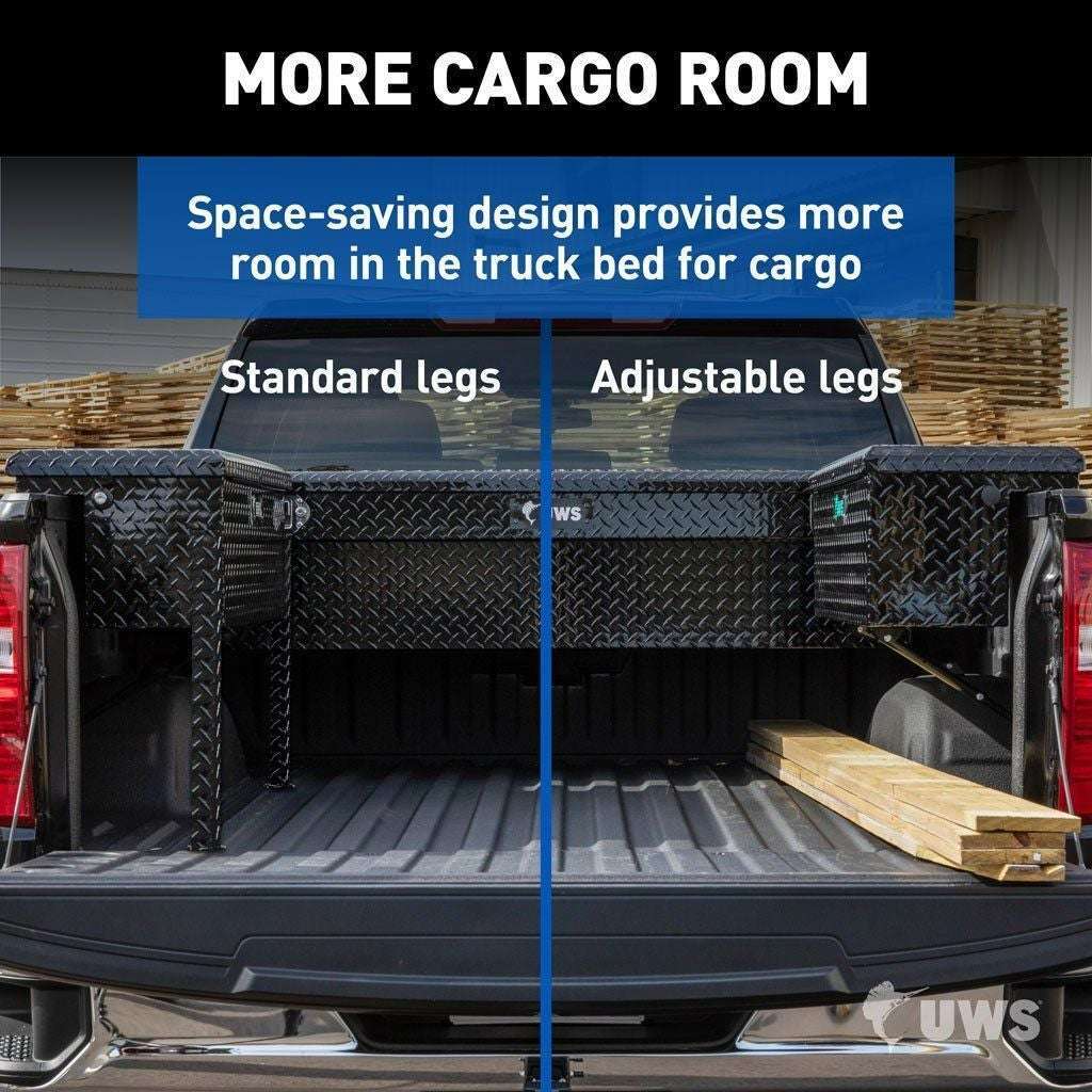 UWS Space-Saving Adjustable Universal Legs for Truck Side Boxes Model TBSM-MK2