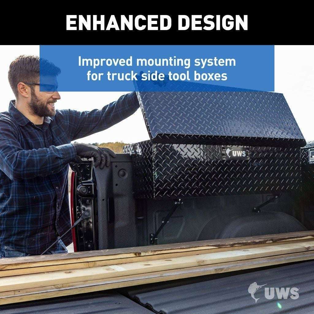 UWS Space-Saving Adjustable Universal Legs for Truck Side Boxes Model TBSM-MK2