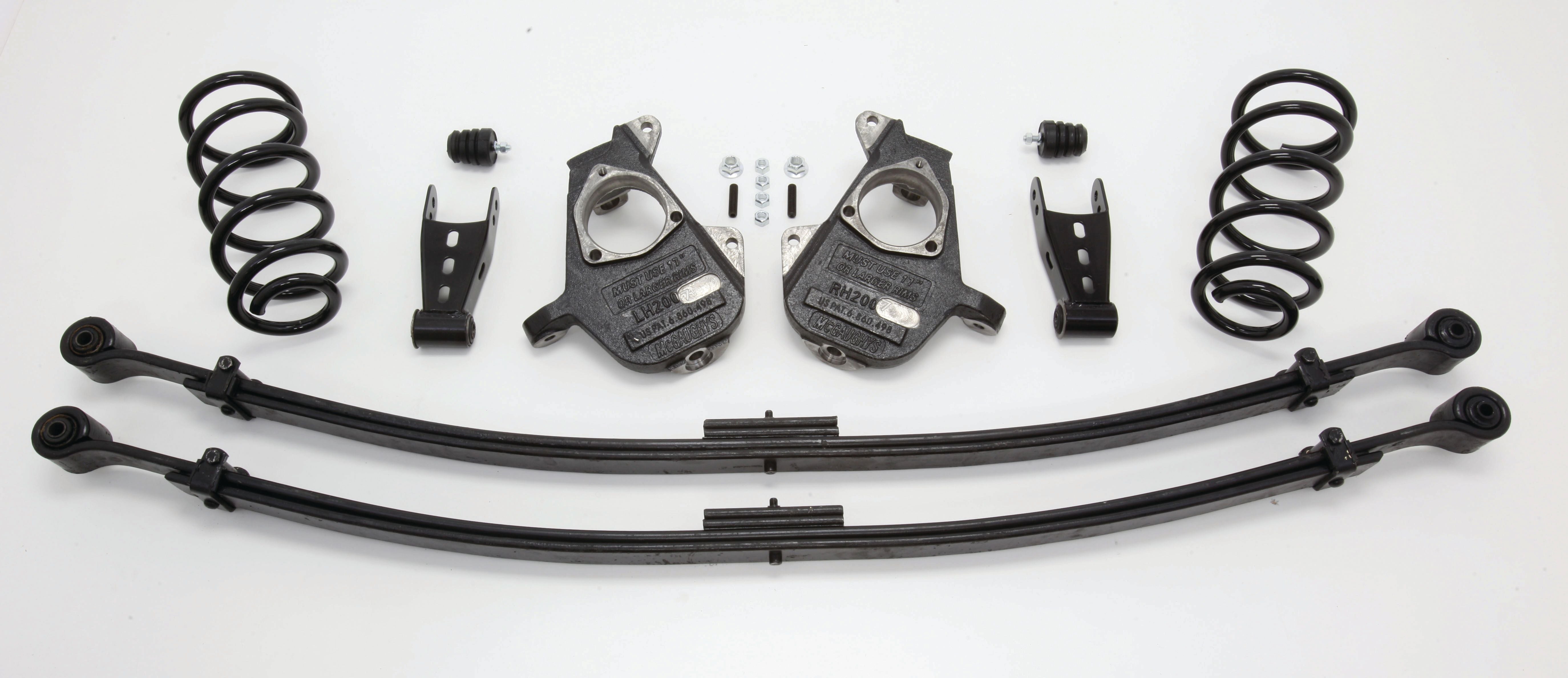 2007-13 Quad Silverado 3/5" Deluxe (Spindles, Coil Springs, Leaf Springs, Shackles, & Bump Stops)
