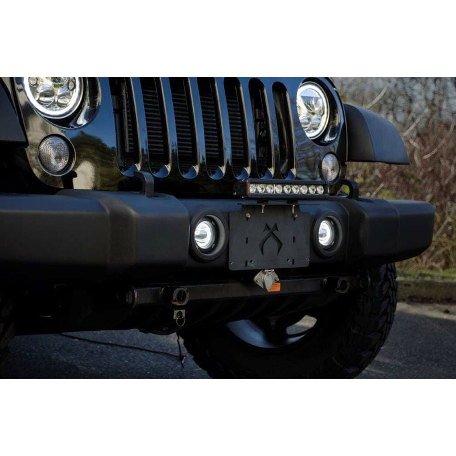 License Plate bracket For 20" Lights