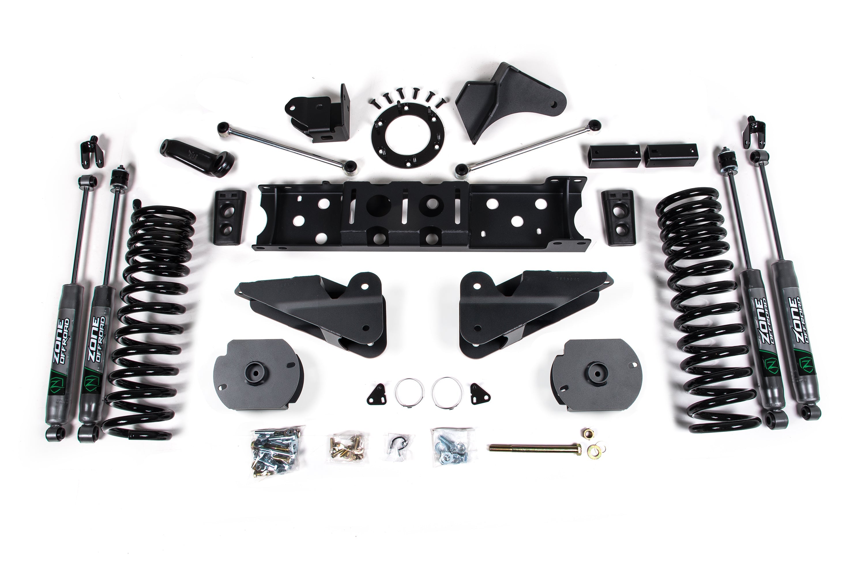 25-26 Ram 2500 4WD (Diesel) 4 Inch Suspension Lift Kit, 2.5 Inch Rear Lift, Spacer Zone Offroad
