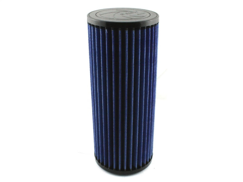 aFe MagnumFLOW Air Filter for GM Vans 2001-2011, designed for V6 and V8 engines, featuring a blue pleated design for enhanced airflow.