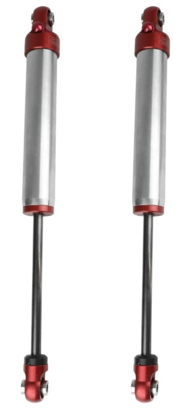 aFe Sway-A-Way 2.0 rear shock kit for 2019-2021 Ford Ranger L4-2.3L, featuring aluminum and red accents for durability.