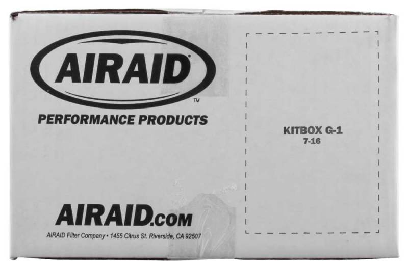 Airaid modular intake tube box for 2007-2013 Avalanche, Sierra, Silverado 4.3/4.8/5.3/6.0L engines. Performance enhancement product.