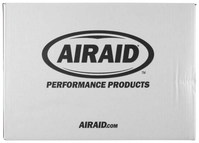 Airaid MXP intake system box for 2004-2005 GM 2500/3500 Pickup with 6.6L diesel engine, featuring oiled red media.