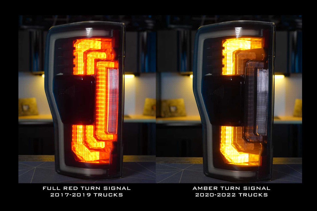 Morimoto XB LED Tails: Ford Super Duty (17-22) (Pair / BLIS / Smoked)